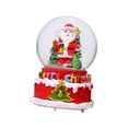 thumbnail image 3 of Musical Christmas Snow Globes Lighted Snow Globes Ornament LED Christmas Crystal C, 3 of 9