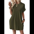 thumbnail image 2 of Vestidos de Verano para Mujer, Moda 2025, Minivestido de Corta, Verde , Talla M, 2 of 9