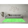 thumbnail image 3 of Ahgly Company Indoor Rectangle Abstract Green Modern Area Rugs, 5' x 8', 3 of 4