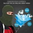 thumbnail image 4 of IC ICLOVER 2 Pack Full Face Ski Mask Balaclava Winter Thermal Fleece Hood Neck Warmer for Cycling Outdoors Sports - Green+Green, 4 of 7