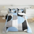 thumbnail image 2 of Castle Fairy Abstract Minimalist 2Pcs Bedding Comforter Set for Teens Girls Boys,Geometric Semicircle Twin Comforter Sets,Vintage Aesthetic Breathable Bedding Set,Super Cozy Room Decor, 2 of 8