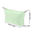thumbnail image 2 of 1 Pc Bolsa de Maquillaje en Forma de Dumpling para Vacaciones, Actividades al Aire Libre, Viaje PU Verde, 2 of 3