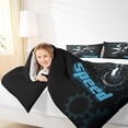 thumbnail image 4 of Homewish Dirt Bike Bedding Comforter Set,Speed Motorcycle Motocross Twin Comforter Sets,Extreme Sport Bedding Set For Boy,Microfiber Bedroom Decor,2 Pieces, 4 of 8