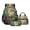 Alpaca Colorful Floral, variant on Peacock Butterrfly Floral Print School Supplies for Students 17 Inch Backpack with Lunch Box Pencil Case 3Pcs Set Large Capacity Bookbag for Boys Girls Back to School Gifts