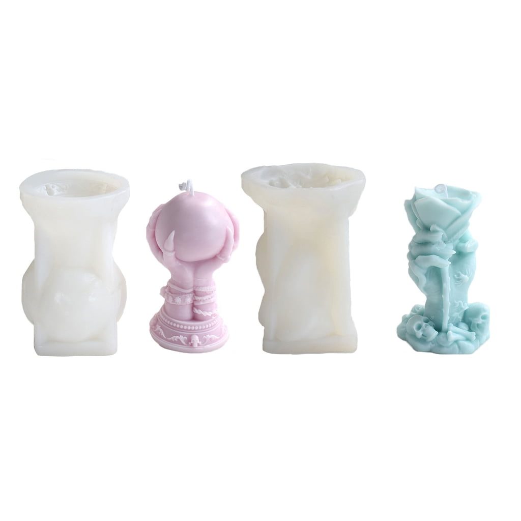 Halloween Rose Hand Silicone Mold DIY Crafts Project Reusable Soap Candle Plaster Chocolate Baking Tool Supplies