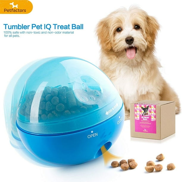Petfactors Puzzle Treat Ball for Pets, Tumbler Interactive Food