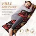thumbnail image 7 of Fuzoiu Compass And Mountains In Bicycle Wheels1 Print Body Pillowcase 20x54 in,Long Pillow Case, Microfiber Body Pillow Cover, Soft and Breathable Pillowcase, 7 of 7