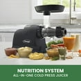 thumbnail image 5 of Omega All in One Nutrition System Cold Press Juicer, in Matte Black (J8006HDBLK), 5 of 13