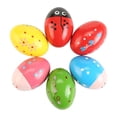 thumbnail image 3 of 6 maracas de madera para huevos, juguetes educativos para rellenar calcetines navideños, maracas musicales de mano para carnaval, y bolsas de, 3 of 8