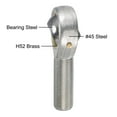 thumbnail image 4 of Unique Bargains POS20 Roulement d'Extrémité de Tige Sphérique Alésage 20 mm Roulement d'Articulation Auto-Lubrifié M20x1.5 Filetage Mâle Main Droite, 4 of 6