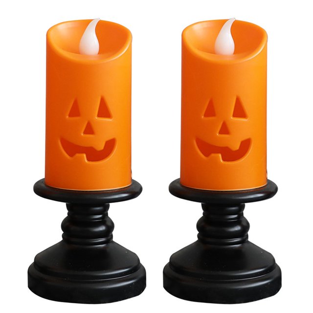 Candle Light Halloween Lights Eco-Friendly Plastic LED Lights Flameless Candle Lamp For Halloween Decorations