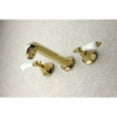 thumbnail image 3 of Kingston Brass KS4022PL Metropolitan 2-Handle Wall Mount Tub Faucet, Polished Brass, 3 of 5