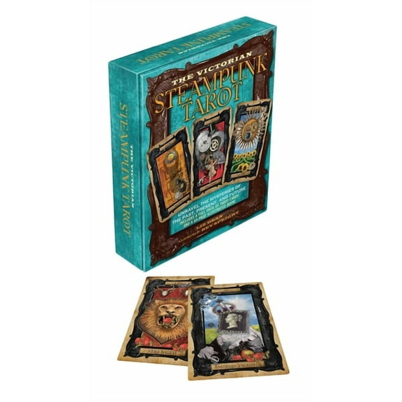 Victorian Steampunk Tarot: Unravel the Mysteries of the Past, Present, and Future, (Paperback)