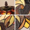 thumbnail image 6 of CHLOE Lighting Tiffany-Style Antique Dark Bronze 1-Light Victorian Table Lamp 12" Shade, 6 of 8