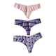 thumbnail image 1 of Tangas Aerie set de 3, talla chica, sin costuras, sin bordes, azules, 1 of 6