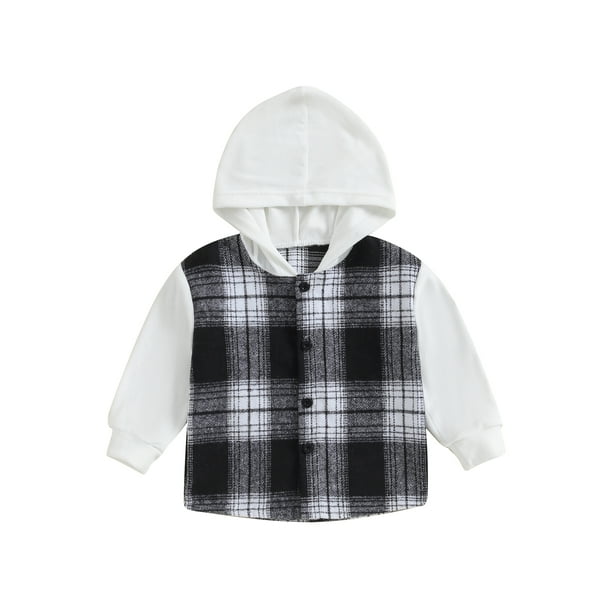 Hooded shirt boys top