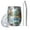 LightColor Dinosaurs Volcanoes, variant on 12oz Stemless Wine Tumblers LightColorful BirdsFootprints Pattern Vacuum Insulated Stainless Steel Travel Tumbler Cups Mug with Lid and Straw for Champaign,Cocktail,Beer with Cleaning Brush