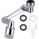 thumbnail image 1 of Extensor de grifo giratorio para fregadero de cocina, brazo robótico multifuncional con rotación de 1080°, latón y revestimiento de calidad, fácil instalación, rosca universal, extensión de filtro, 1 of 5