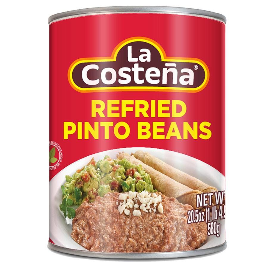 La Costena Refried Pinto Beans, 20.5 oz (Pack of 12)