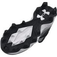 thumbnail image 5 of Under Armour Men's Highlight Franchise Football Cleats Black/White/White - 3023718-003, 5 of 5