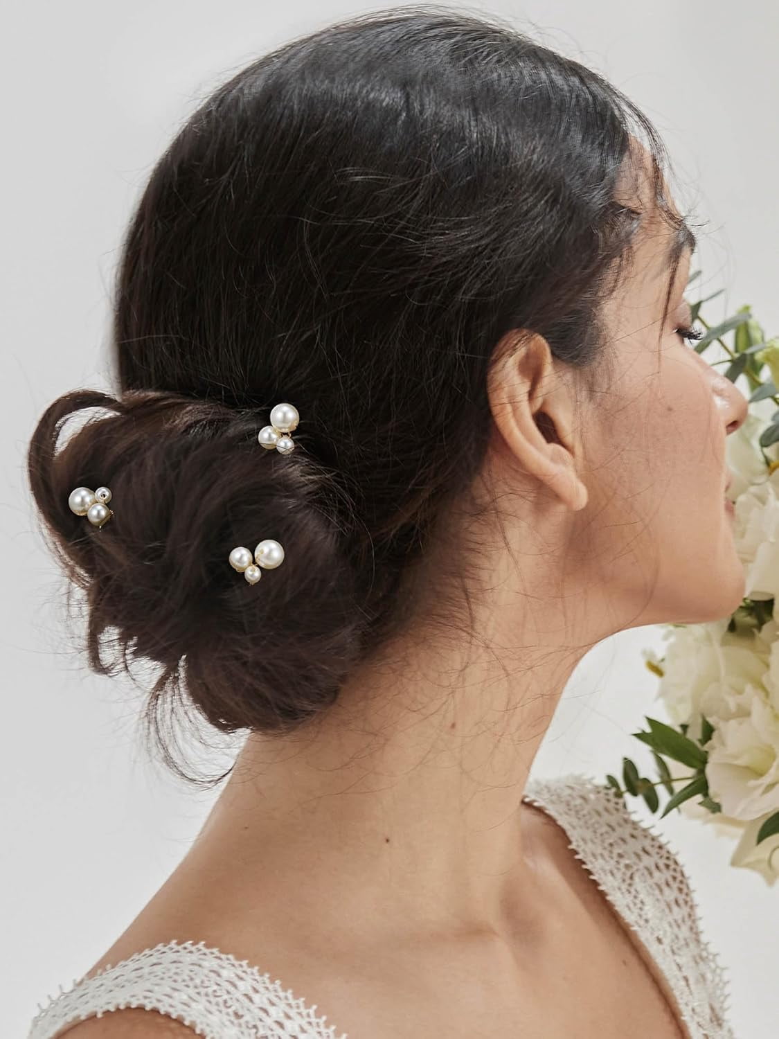 Bridal Hair Pins Pearl Headpiece for Brides and Bridesmaids - Wedding Hair Clips and Pieces
