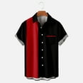 thumbnail image 4 of Men Clearance LYXSSBYX Mens Shirts Short Sleeve Clearance Men's Summer Fashion Hawaiian Style Short Sleeve Casual Shirts, 4 of 5