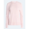 thumbnail image 6 of Free Assembly Women's and Women's Plus Cashmere Sweater with Long Sleeves, Sizes XS-4X, 6 of 6