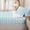 White Blue, variant on Erosebridal Blue Polka Dot Zipper Twin Comforter Sets with Fitted Sheet and 2 Pillowcases,Off-White Circle Fresh Zipper Bedding Set For Girls,Reversible,4 Pieces