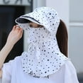 thumbnail image 3 of Women Sun Hat, Fashion Sun Protection Breathable Cotton Mask Hat for Outdoor Hiking Cycling 1Pc, 3 of 8