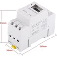 thumbnail image 4 of Digital Timer, LCD Display Weekly Programmable Electronic Relay Time Switch 15A (220V), 4 of 4