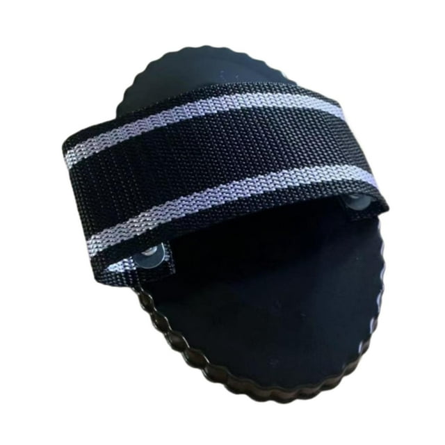 Cepillo para caballos con peine de curry, acero al carbono, ergonómico, multiusos, con mango, suministros para el cuidado de caballos, para perros,