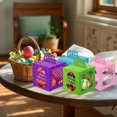 thumbnail image 4 of Hxlamzoo Happy Easter Party Decoration Box Hollowed-out Bunny Box Sparkles 4PCS, 4 of 6