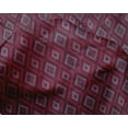 thumbnail image 4 of oneOone Silk Tabby Fabric Argyle Style Ikat Print Fabric BTY 42 Inch Wide, 4 of 4