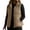04-Khaki, variant on Yutgune Women's Puffer Vest Stand Collar Zip Up Sleeveless Jacket with Pockets Winter