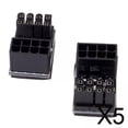 thumbnail image 1 of Adaptadores de corriente en ángulo de 8PIN Baoblaze 5x2Pcs para tarjetas gráficas de escritorio, 1 of 8