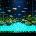 thumbnail image 6 of 400 Pieces Glow in The Dark Pebbles 0.59in Decorative Stones for Garden Aquarium Walkway Decoration, 6 of 8