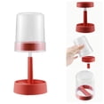 thumbnail image 3 of Unique Bargains Soporte para cepillos de dientes ajustable con tapa para baño Soporte para cepillos de dientes eléctrico Rojo 10.63", 3 of 6