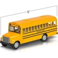 ArtCreativity Diecast School Bus Toy Set, 5 in. Kids Play Toys for Boys and Girls