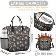 thumbnail image 5 of Pioneer Flower Floral Print Pattern Womens Lunch Box for Work,Insulated Large Lunch Bag,Leakproof Adult Lunch Bag for Work,Beach,Travel,Picnic,Camping, 5 of 6