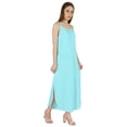 thumbnail image 2 of Inkmeso Solid Sexy Summer Dress For Women Spaghetti Strap Casual Beach Resort Maxi Dress, 2 of 7