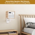 thumbnail image 3 of Soporte de pared para altavoz FDM universal, un par (blanco), 3 of 6