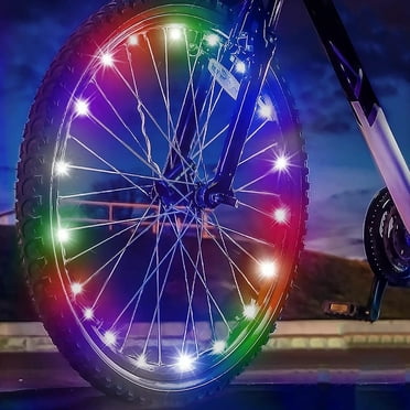 WheelBrightz LED Bicycle Wheel Accessory Light, Weather-Resistant, 1 ...