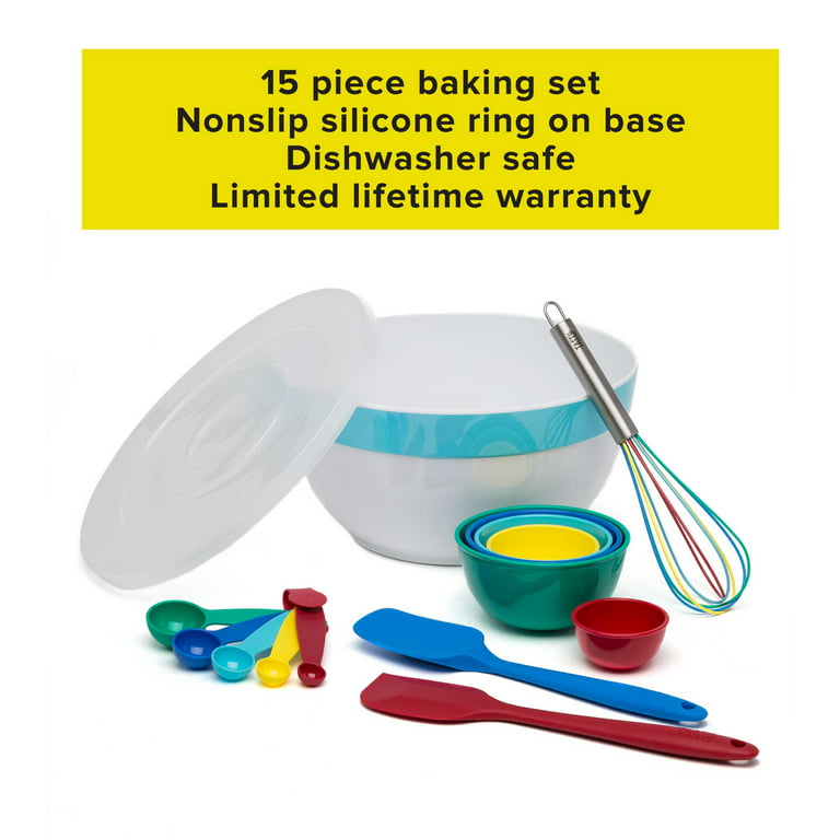 Coloured Measuring Spoon Set, Multi Coloured Kit Baking Cooking Kitchen  Utensil