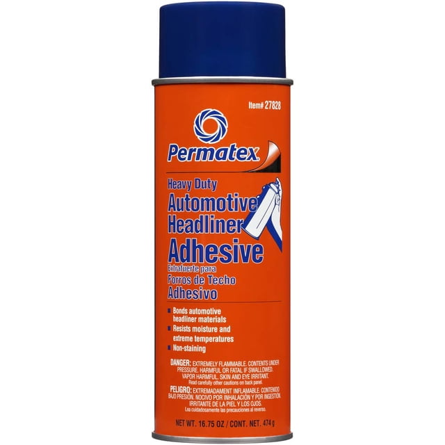 Adhesivo en aerosol Permatex 27828 Body Shop Heavy Duty, 500 ml
