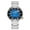 Blue, variant on Men's Professional 1000m Waterproof Automatic Dive Watch, NH35 Movement, Sapphire Crystal, Ceramic Bezel - White