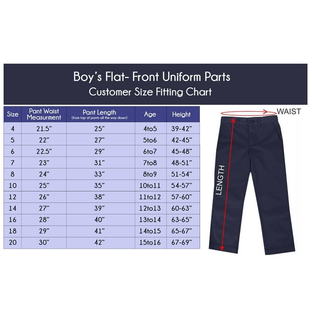 Galaxy By Harvic Boy's Slim Fit Stretch Chino Pants with