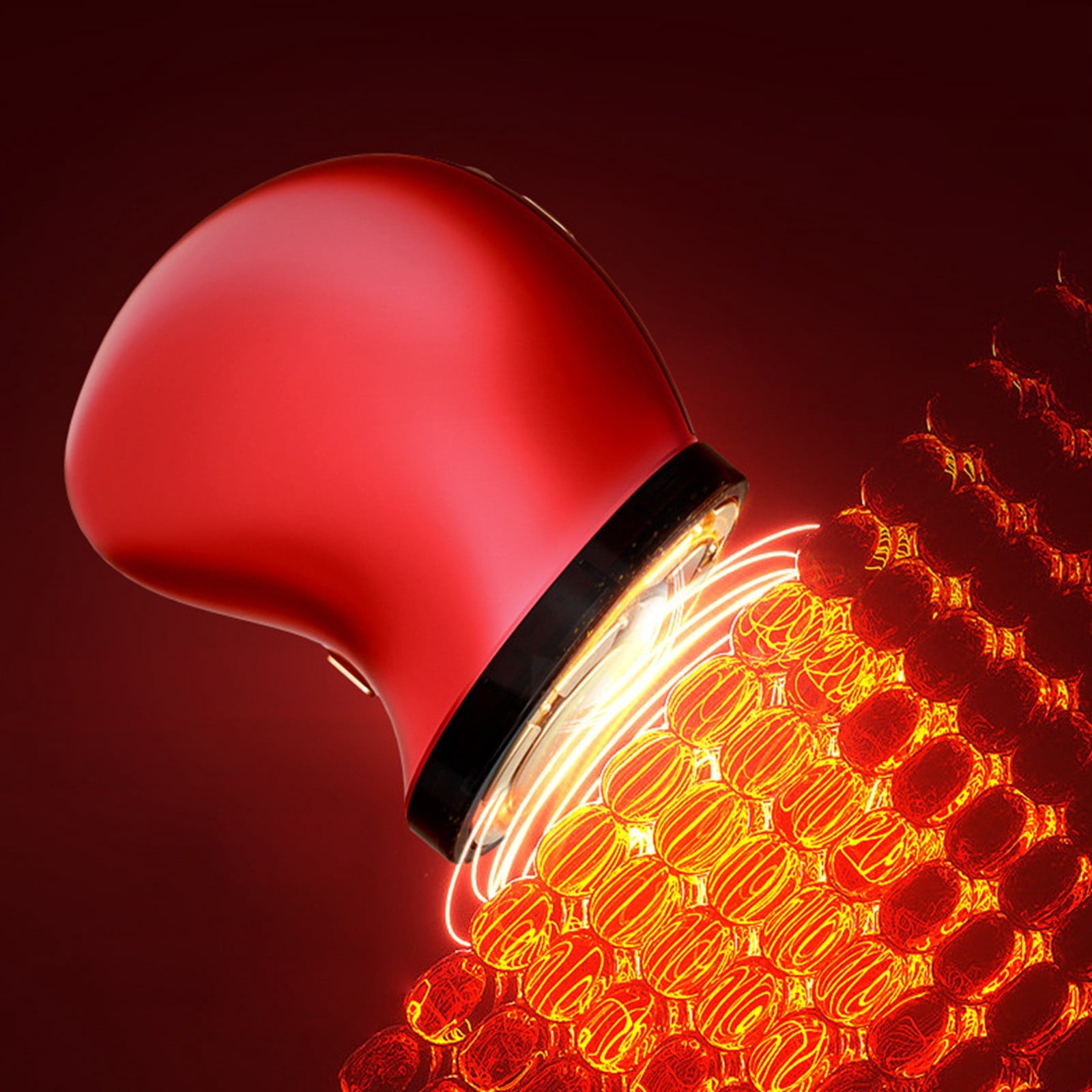 Portable Microcurrent Facial Lift Massager with Red Light Rechargeable Aging Skin Device for Home Use