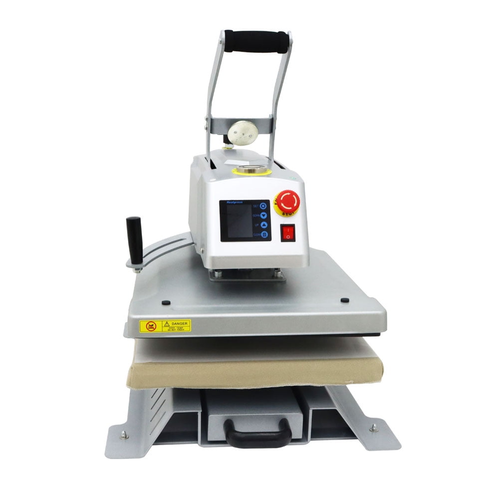 16*20 Inch Swing Away Magnetic Semi-Auto Heat Press Machine T-Shirt Sublimation Transfer Printer 110V with LCD Screen