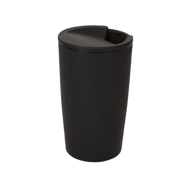 Wosthever Taza de café de trigo, taza de té de la leche de agua de estilo Simple con tapa, vaso para coche, vasos para beber, viajes al aire Type2 NO2