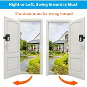 Anti-Theft Video Doorbell Mount No Drill: Blink Door Bell Camera Adjustable Angle Holder - Anti Theft Video Door Bell Mounting Bracket Door Security Apartment Essentials, Easy to Install